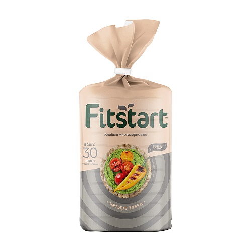 Fitstart хлебцы многозерновые Четыре злака, 90 гр